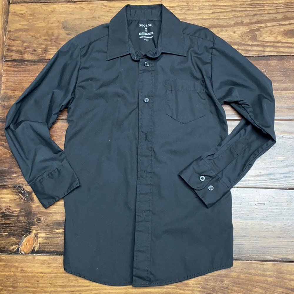 Boys Long Sleeve Button Down Shirt